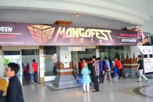 Raainya pintu masuk MangaFest UGM